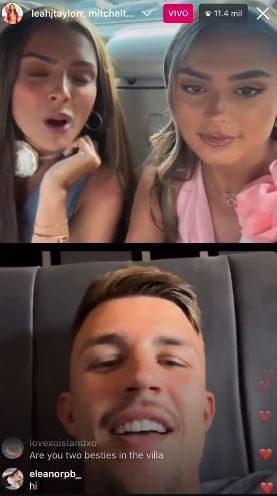 Mitch branded Kady a 'liar' as the pair argued over Instagram