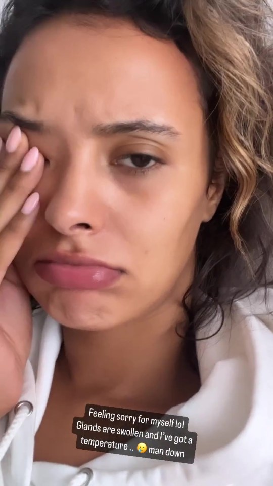 Maya Jama has come down sick ahead of the Reunion