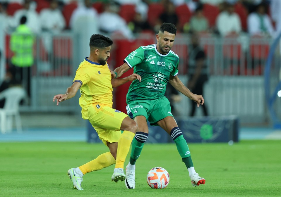 Riyad Mahrez made his debut alongside the former Liverpool star