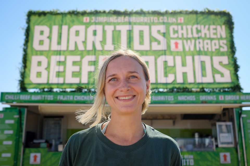 Mary Hodd expects to sell 'thousands' of burritos from her stall at the event