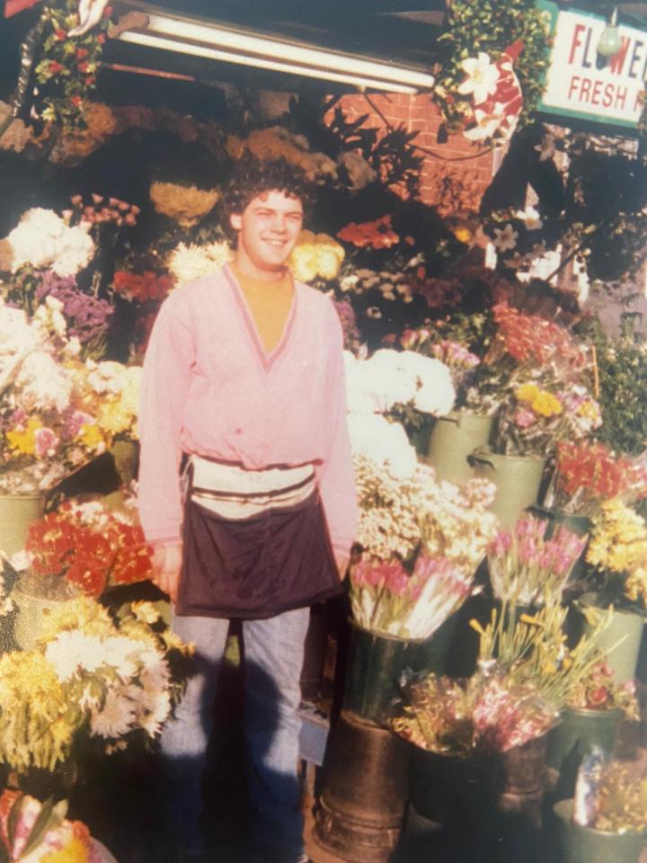 Tony had worked at the same flower stall since he was 14