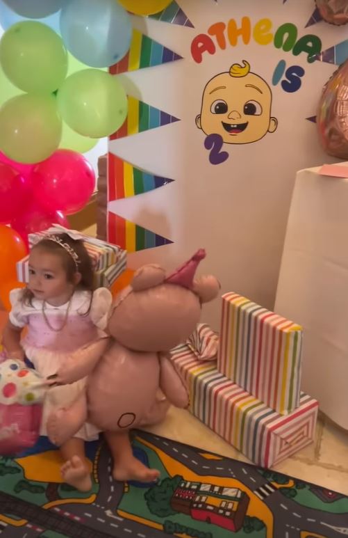 Paris Fury has celebrated her youngest child Athena's second birthday in style