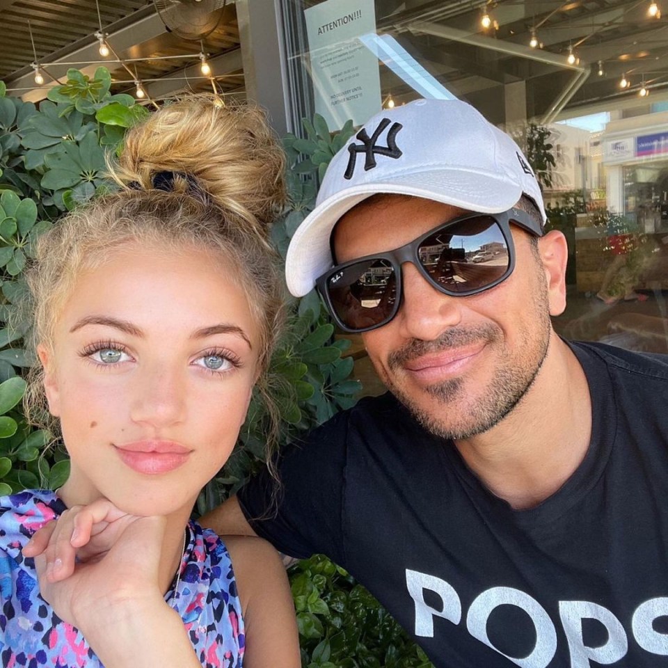 Peter Andre has recorded a track with daughter Princess