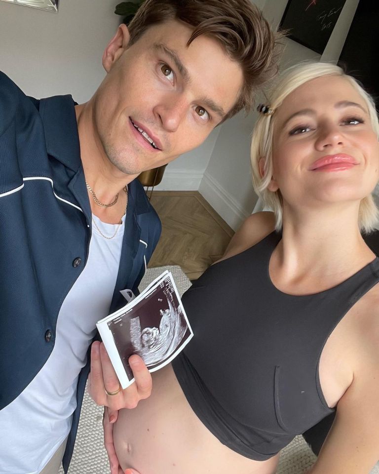 Pixie Lott and Oliver Cheshire have welcomed their first child