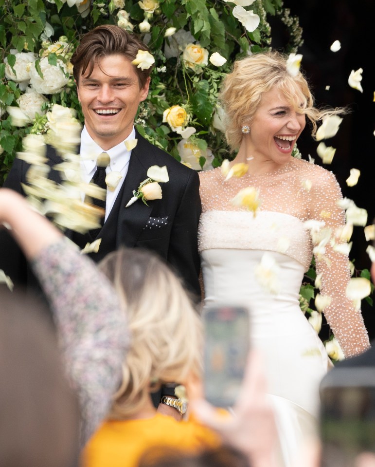 Pixie and Oliver tied the knot inside Ely Cathedral