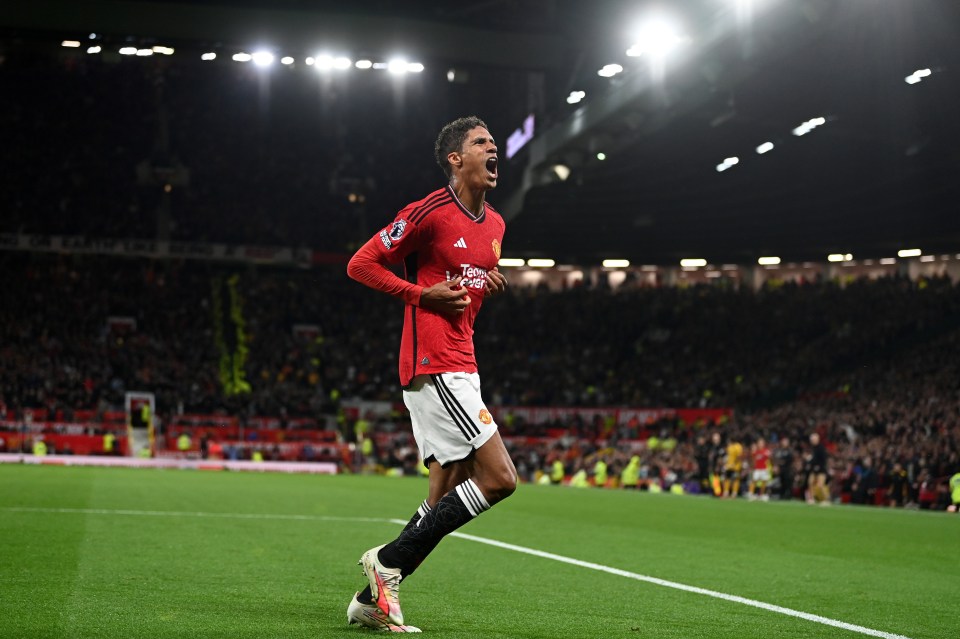 Raphael Varane scored Manchester United’s winning goal