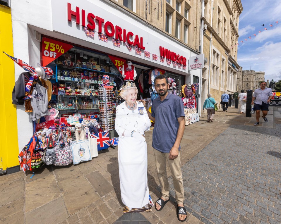 Shopkeeper Amir Khan says the town has a homeless problem