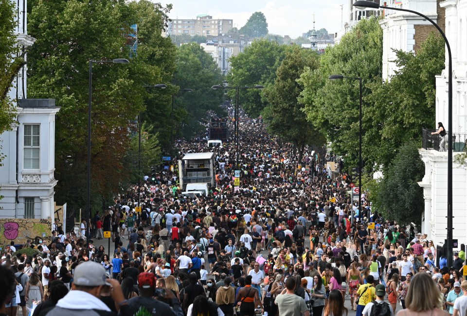 Europe's largest street carnival has taken place in the Notting Hill area since 1966