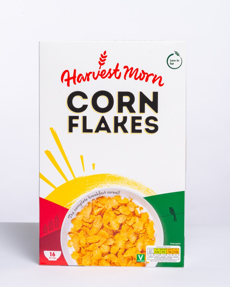 Aldi’s corn flakes were another pleasant surprise in terms of flavour and price