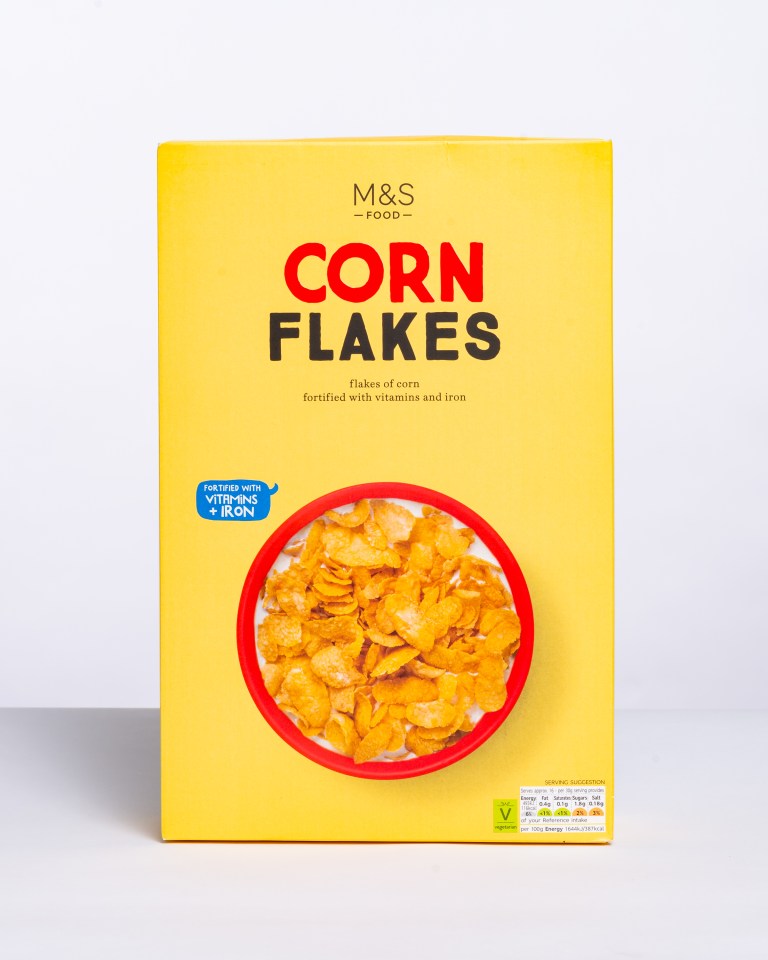 M&S’ corn flakes were cheaper than Asda’s and tasted better