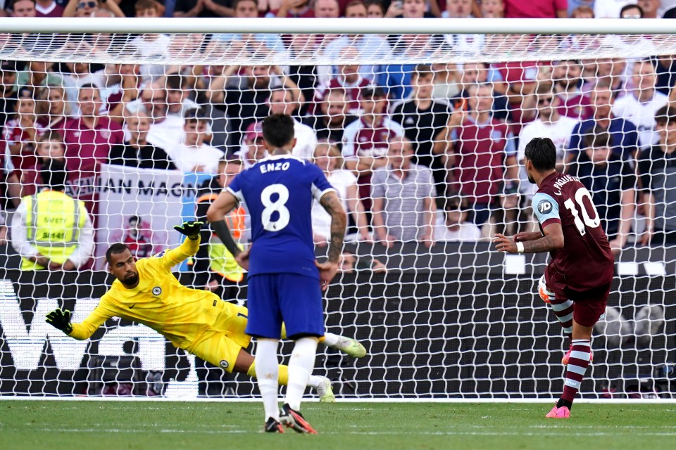 Lucas Paqueta made sure by dispatching his penalty in injury-time