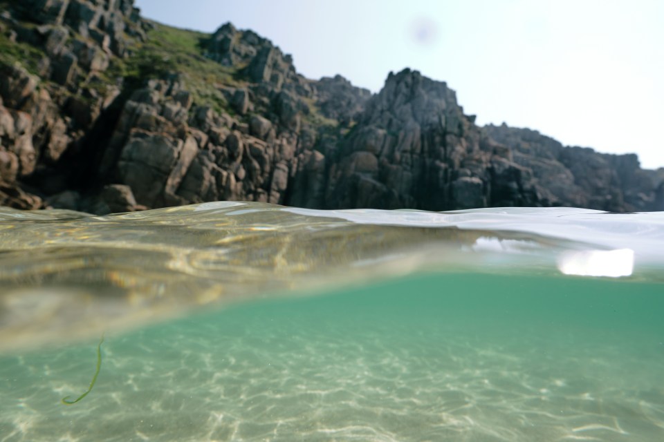 Visitors have been impressed with the clear turquoise waters at the beach