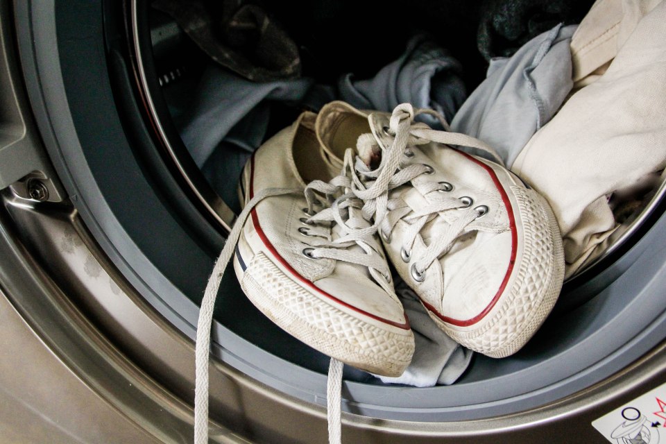 Shoes should never be put in a washing machine, experts say