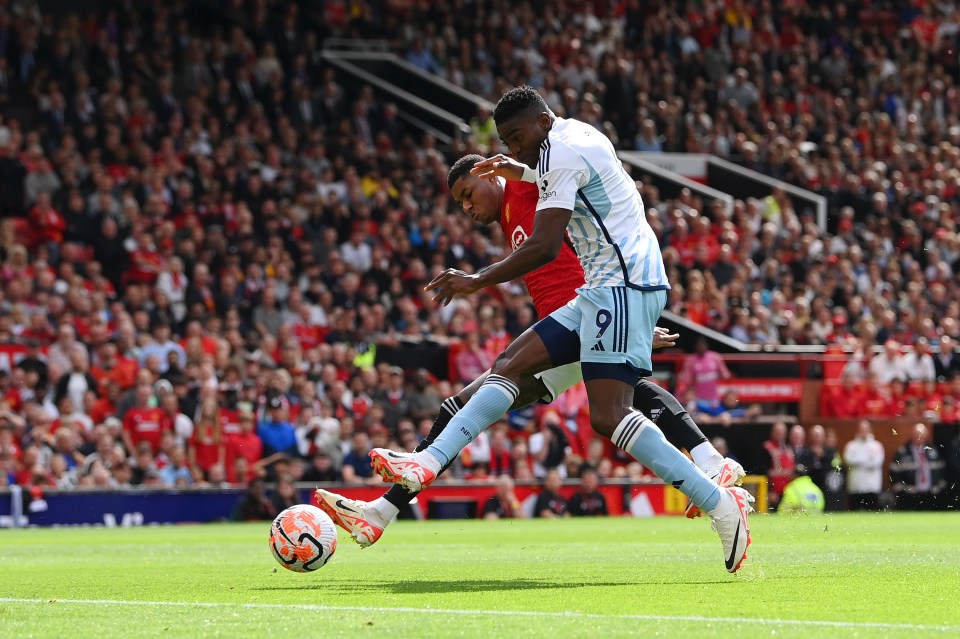 Taiwo Awoniyi opened the scoring after just two minutes