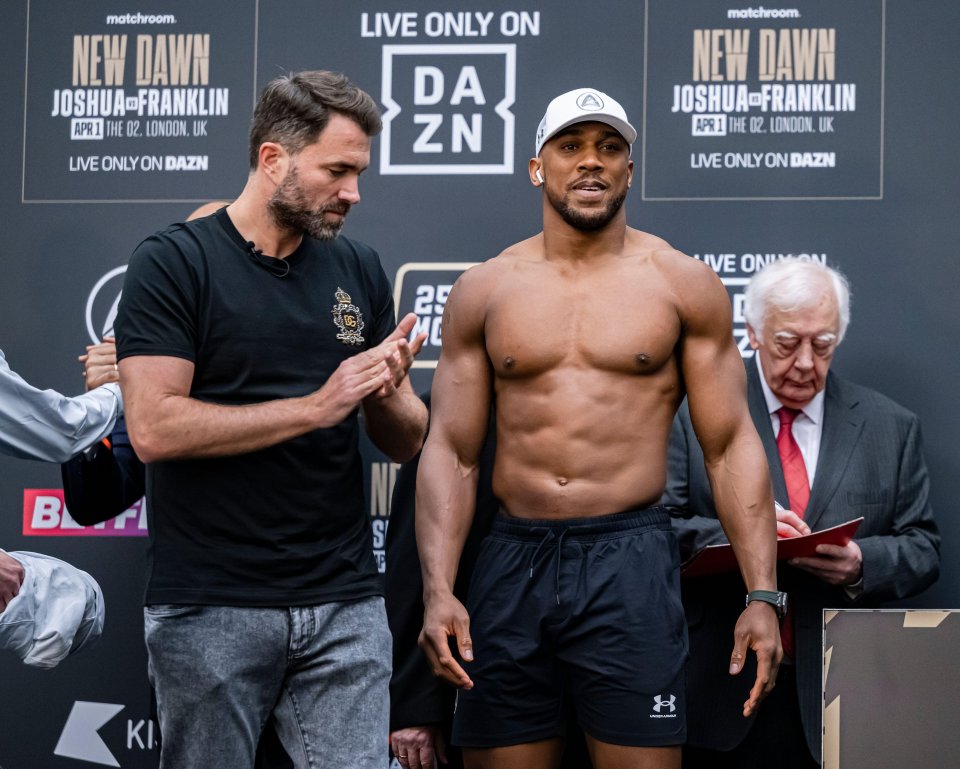 Eddie Hearn has worked around the clock to try and find a new opponent for AJ