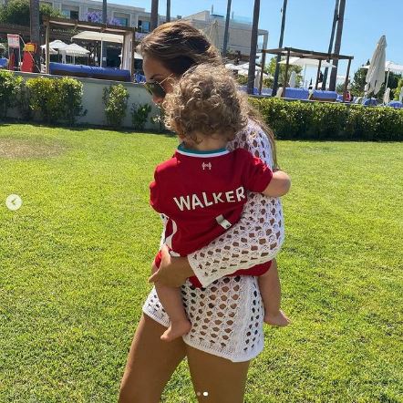 The former Towie star shares Kairo with footballer Kyle Walker