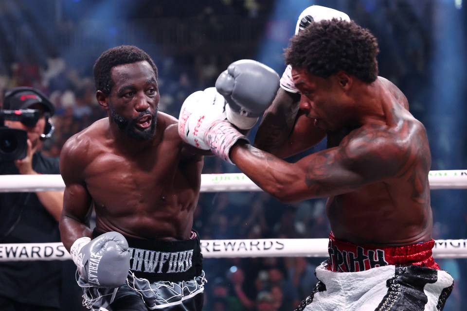 Terence Crawford locked horns with Errol Spence Jr in Las Vegas last weekend