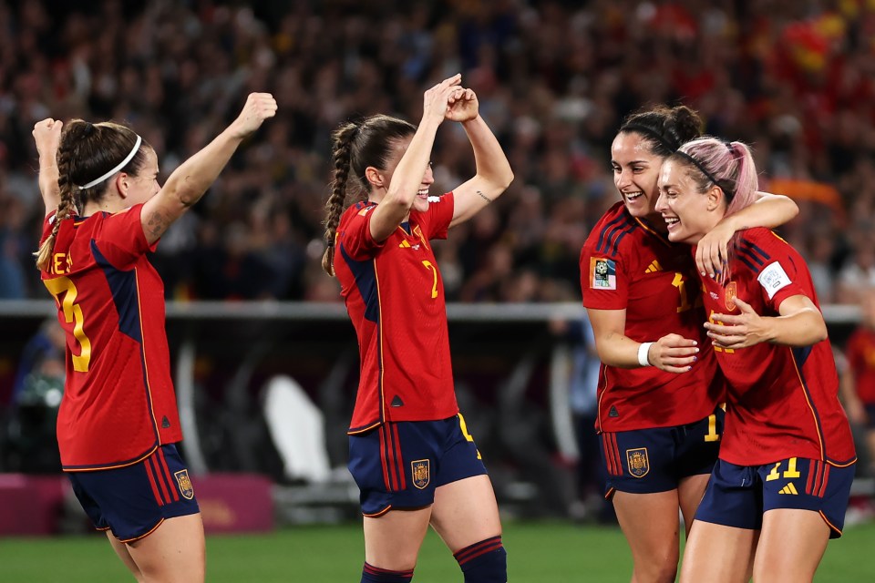 Spain celebrate their historic triumph