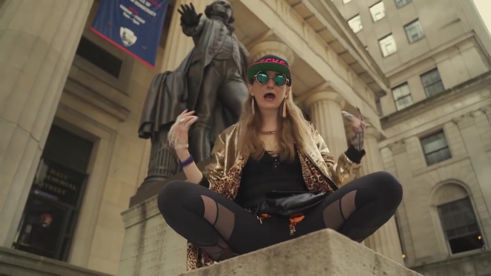 Morgan dubbed herself as 'The Crocodile of Wall Street' in her music videos