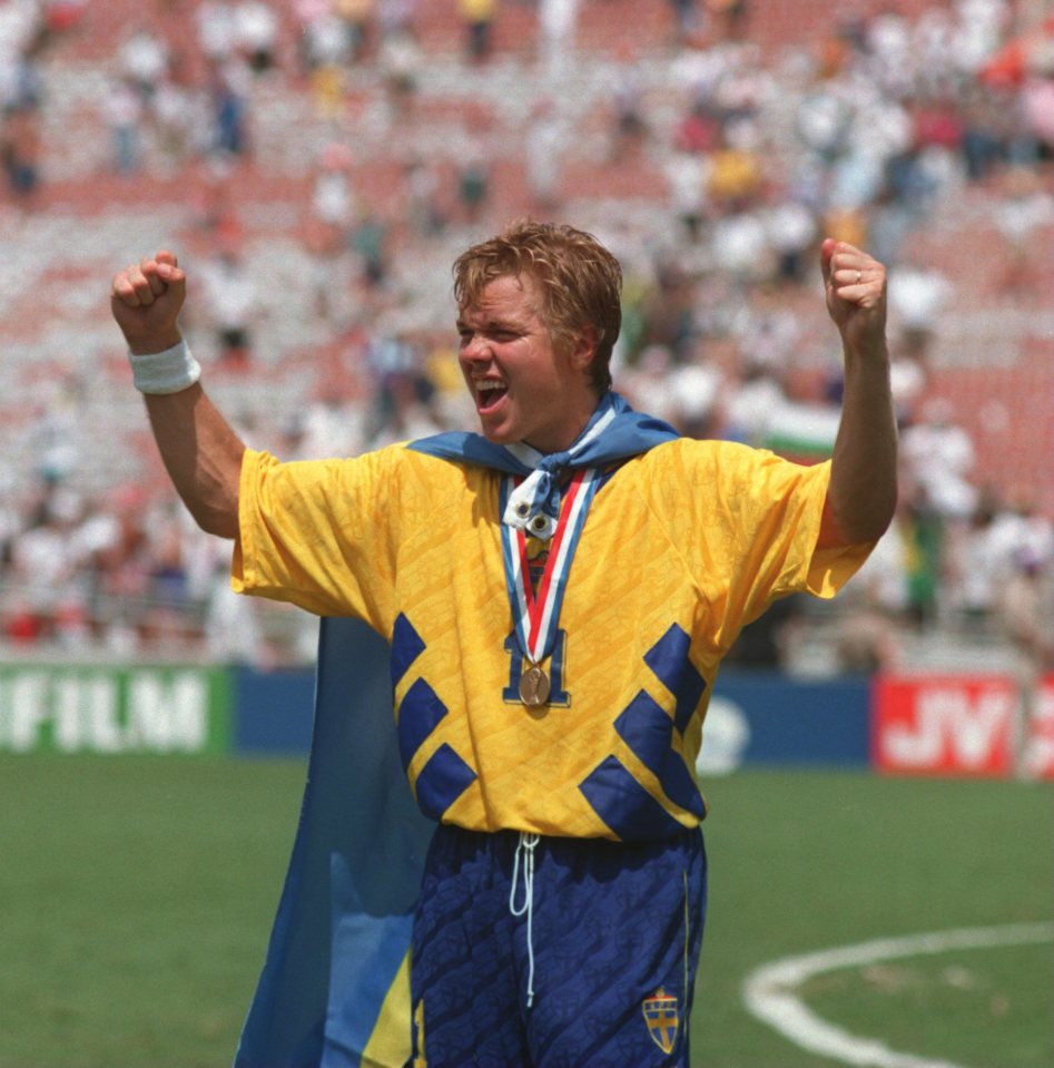 Tomas Brolin was a star of the 1994 World Cup