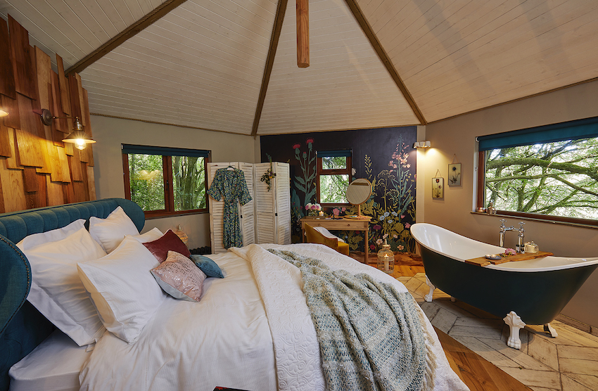 If the weather is not so great then the treehouse is the perfect place to unwind