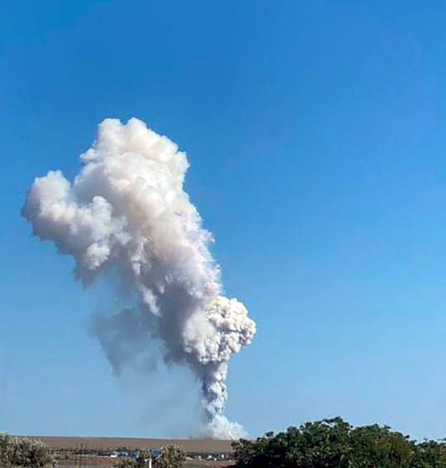 More footage of the aftermath of Ukraine's precision strike on a Russian air defence system deep in Crimea