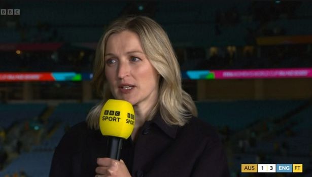 BBC pundit Ellen White had to fight back tears after England reached the final