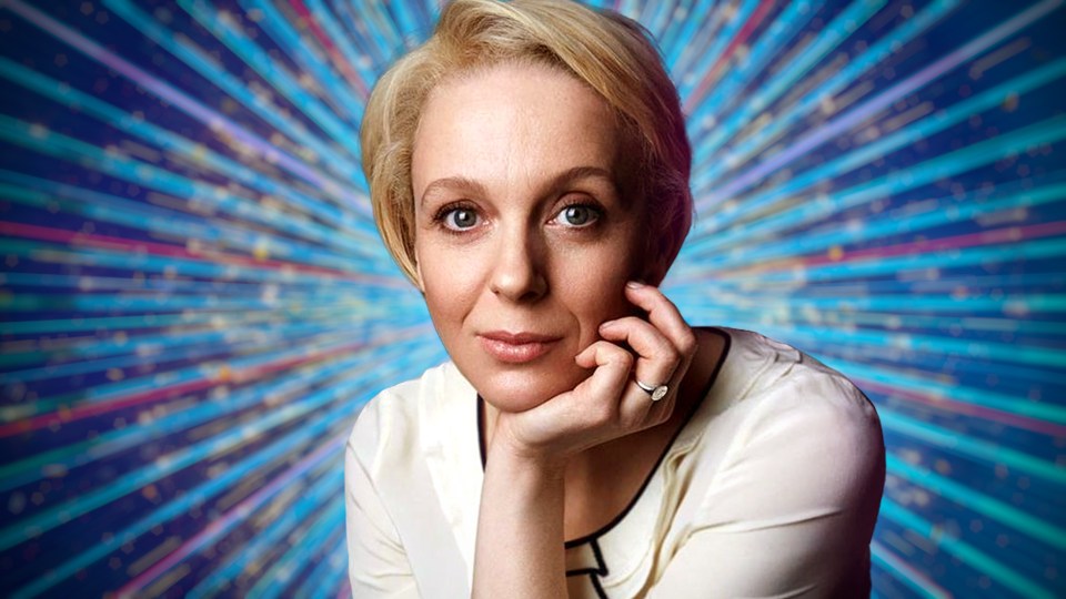 Actress Amanda Abbington was the first celeb to be revealed