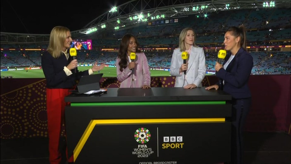 Alex Scott was part of the BBC’s World Cup final coverage