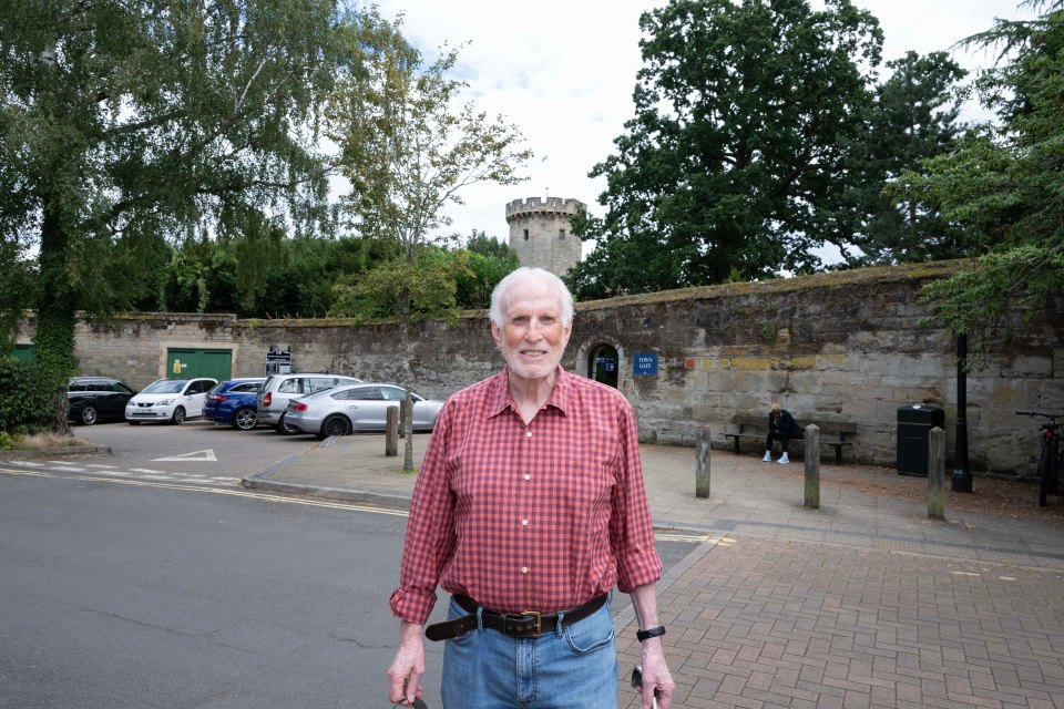 Michael Ashford has lived at the side of the castle on Castle Lane for 25 years