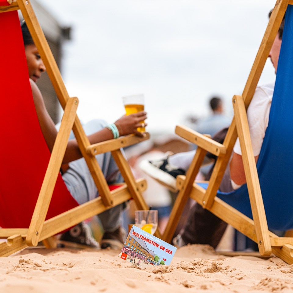 Walthamstow-on-Sea has deck chairs, fish and chips and even beach huts