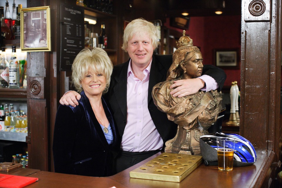 Boris Johnson once made an EastEnders cameo opposite Peggy Mitchell