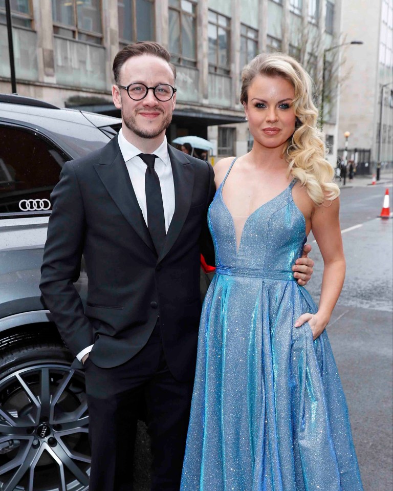 Kevin with his sister Joanne Clifton