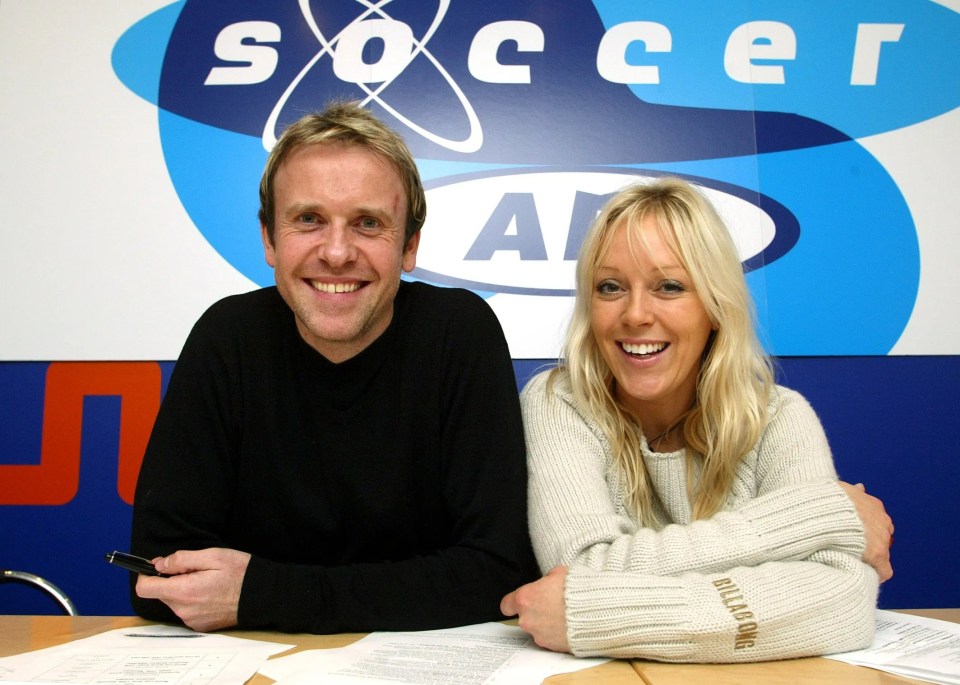 Tim Lovejoy and Helen Chamberlain presented Soccer AM together