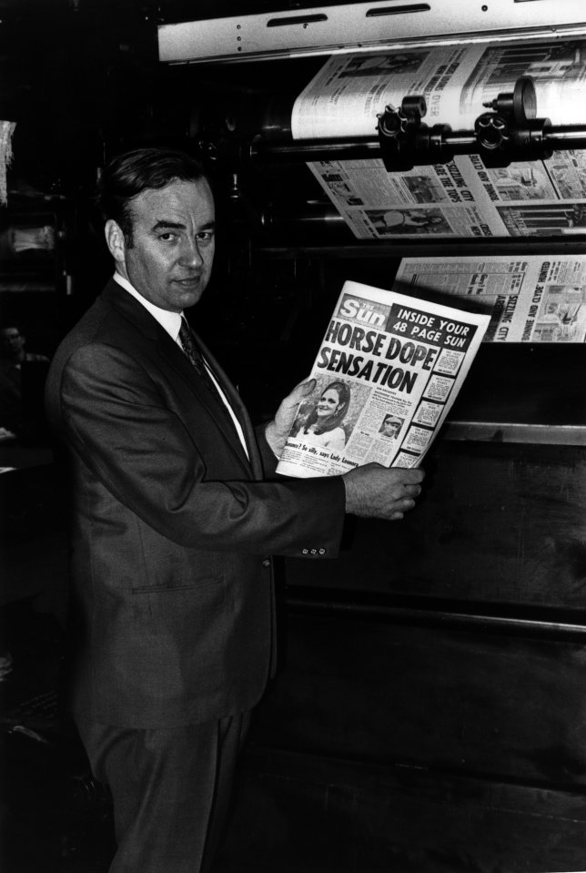 Rupert Murdoch launched The Sun as a tabloid more than 50 years ago