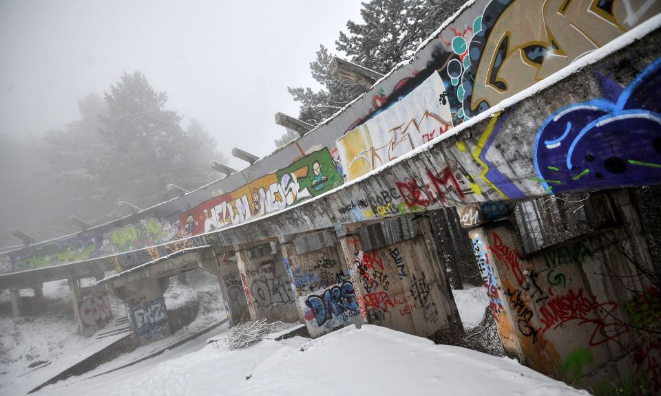 It was first constructed in 1981 up a mountain in the Bosnian capital Sarajevo