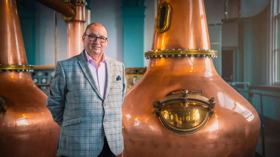 Peter, who is nowadays teetotal, has set up Belfast's first distillery in 87 years