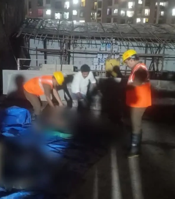 Six workers were killed after a lift plummeted 40 floors at a high rise building