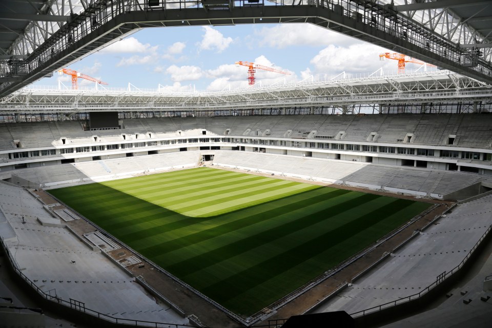 The stadium, originally built to seat 35,000 fans, has since been downgraded to a 25,000 capacity