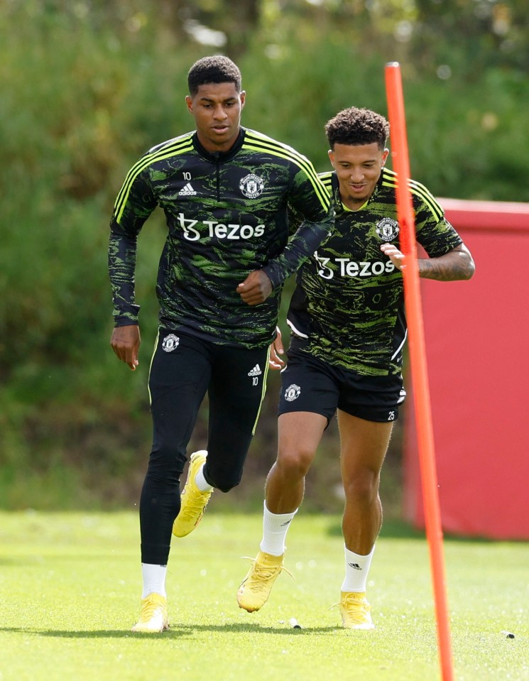 Marcus Rashford is amongst the Man Utd stars urging Jadon Sancho to apologise