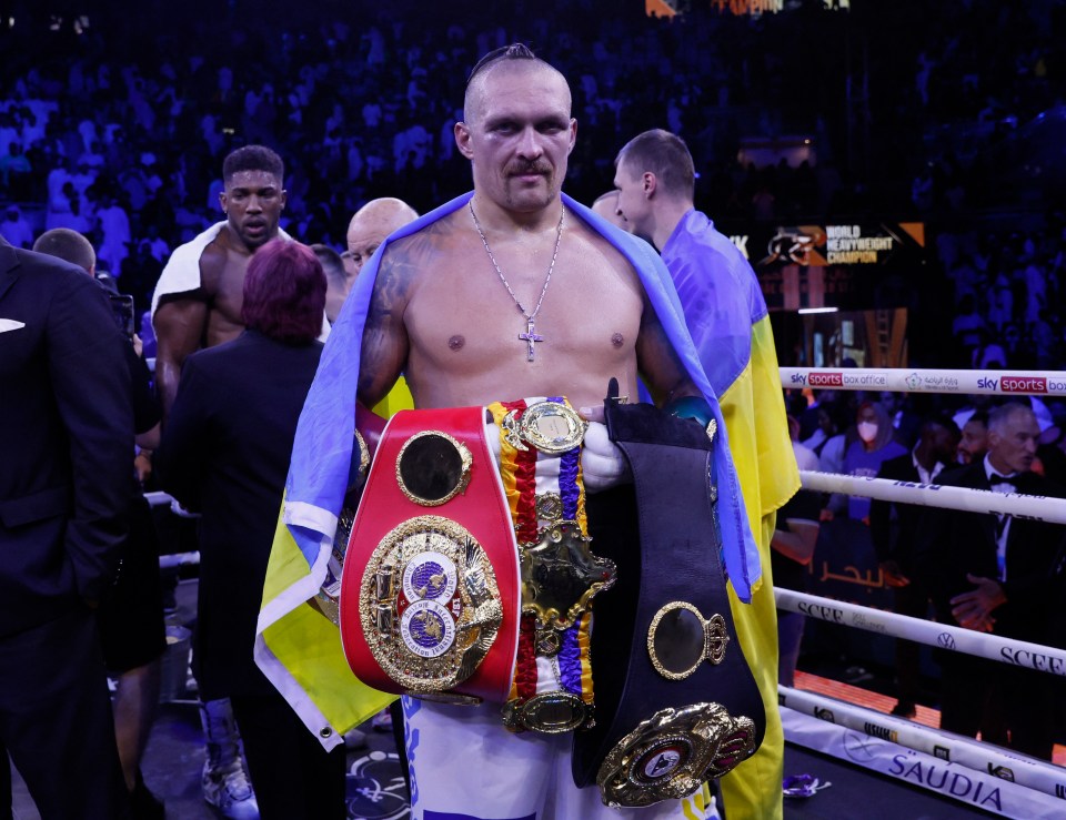 Oleksandr Usyk is the Ring Magazine champion