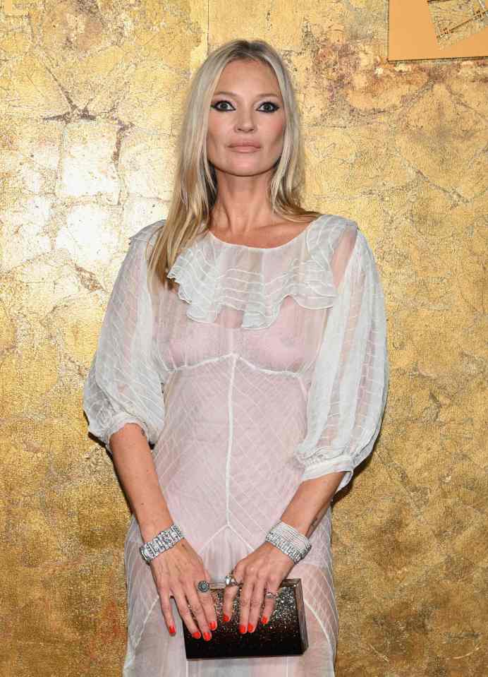 Kate Moss looked amazing at the NYC bash