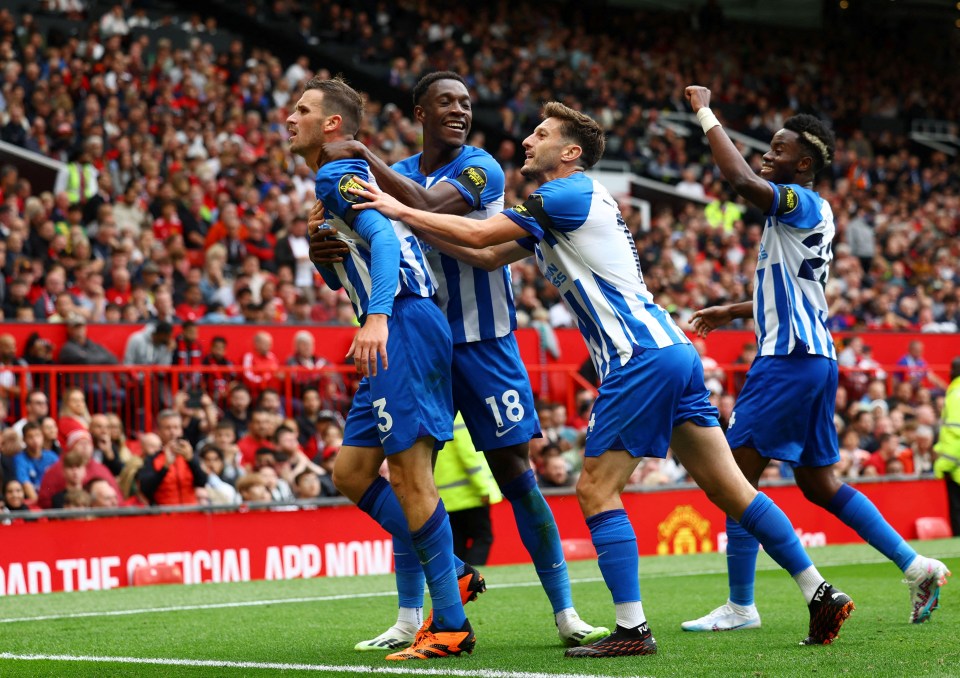 Brighton put on a superb performance at Old Trafford