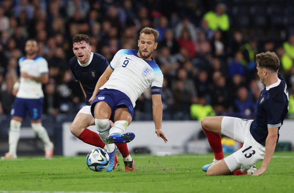 Harry Kane scored England's third goal