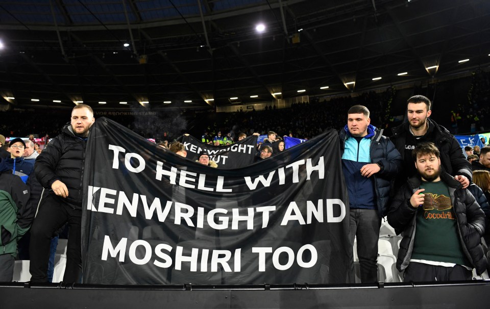 Fed-up fans have called for Moshiri and the club's board to go for several years