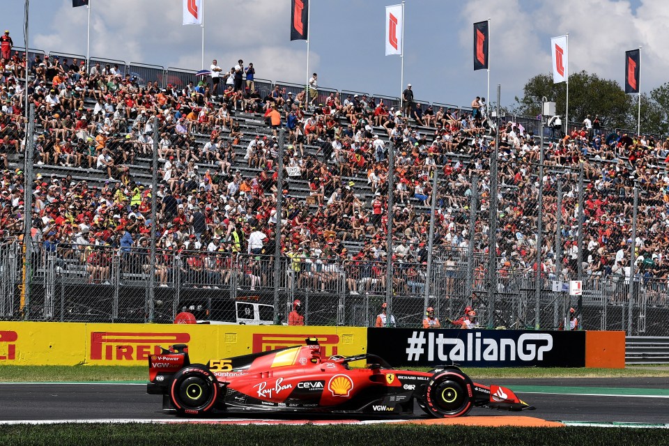 Italian spectators saw Sainz beat world champ Verstappen to top spot on the grid for Sunday’s Grand Prix