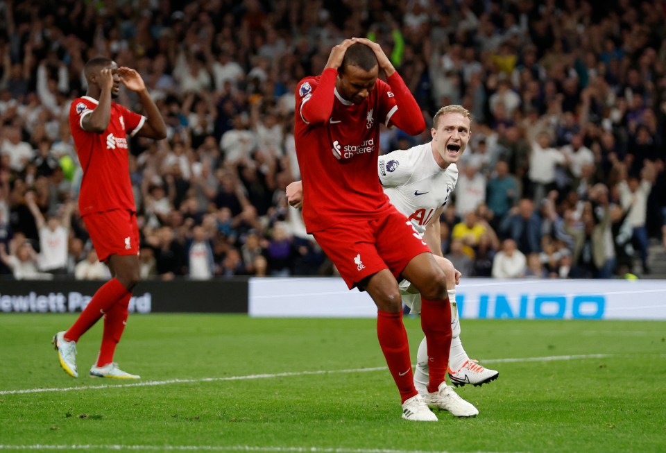 Matip was left devastated by his own goal