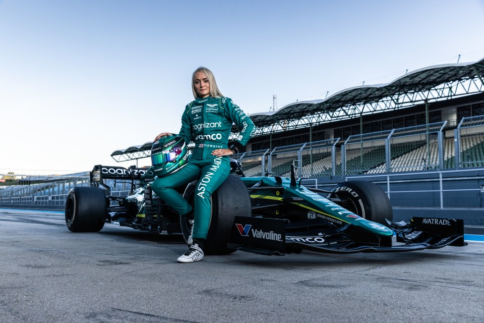 Jessica Hawkins became the first female in almost five years to drive a modern Formula One car during a recent test in Budapest