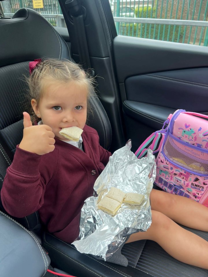 Fay sometimes takes lactose-intolerant Bonnie to eat her lunch in the car