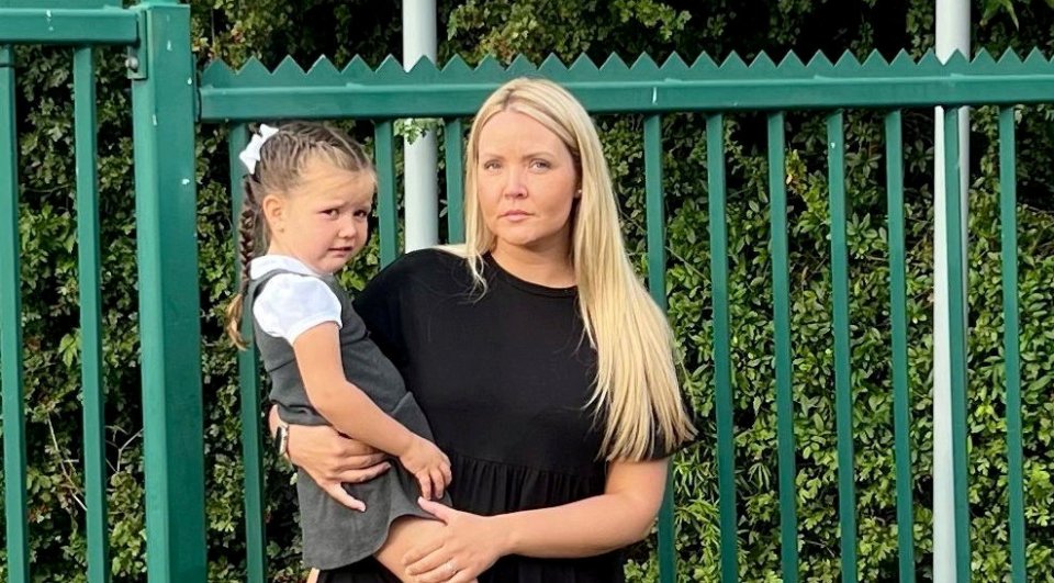 Fay Armitage is unhappy her daughter Bonnie is being told she can't bring in packed lunch